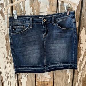 KanCan denim skirt size 5/26 Length 14.5”